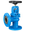 Globe valve Type: 264 Ductile cast iron/Bronze Fixed disc Angle Pattern PN16 Flange DN15